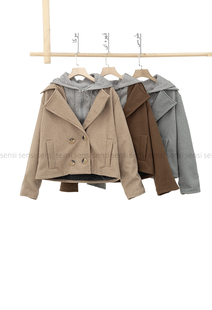 کت هودی دار فوتر کد1004883