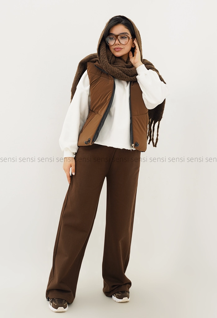 شلوار بگ دورس داخل کرکی کد1005044