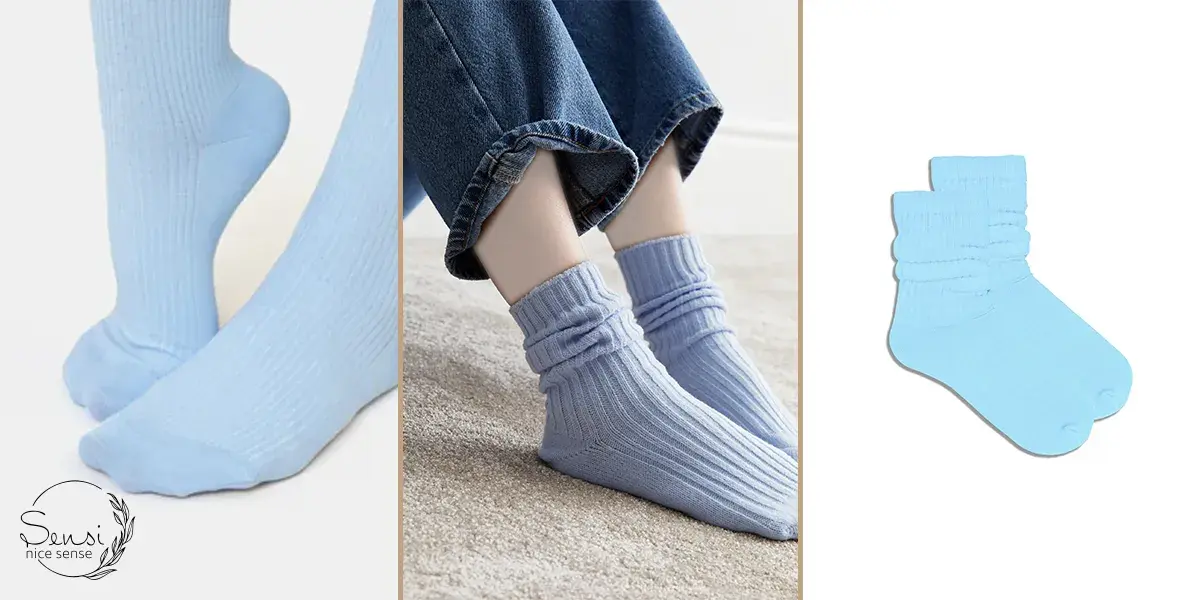 رنگ‌های مد روز برای جوراب در تابستان