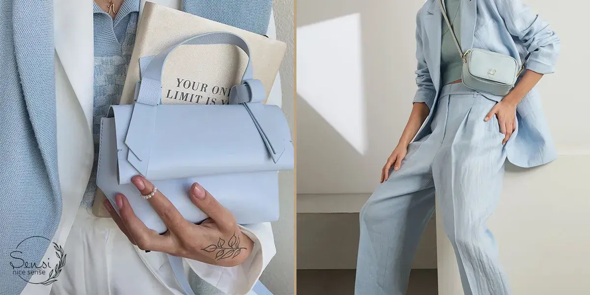 رنگ آبی آسمانی در مد و استایل