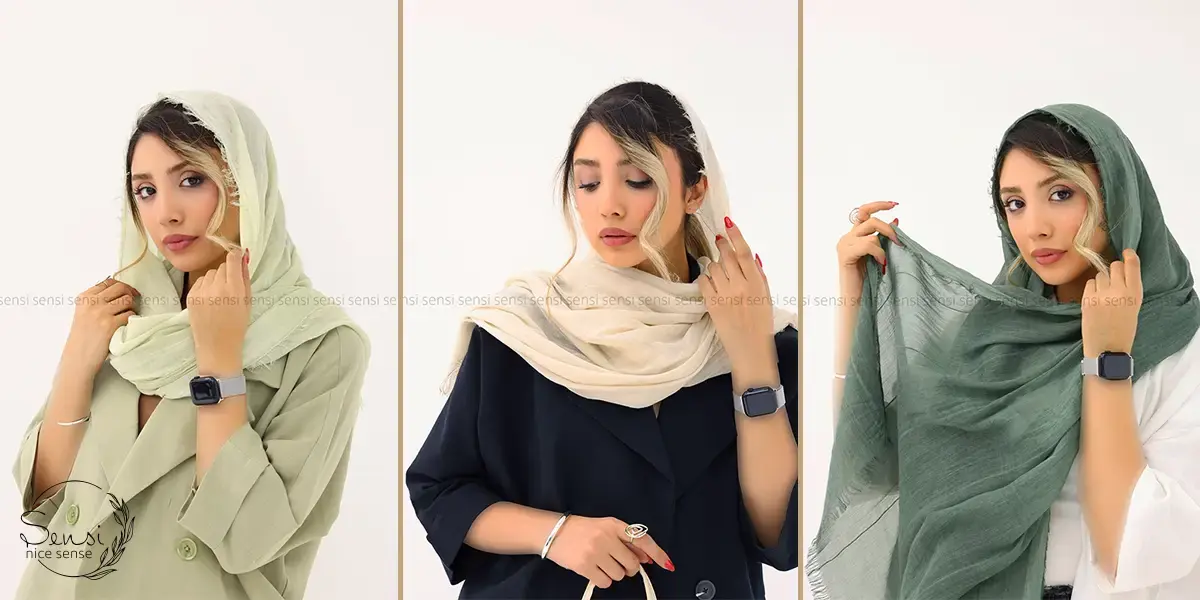 استایل رسمی با روسری