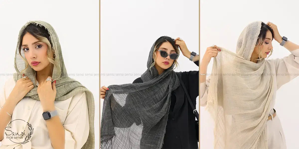 استایل روزمره و کژوال با شال
