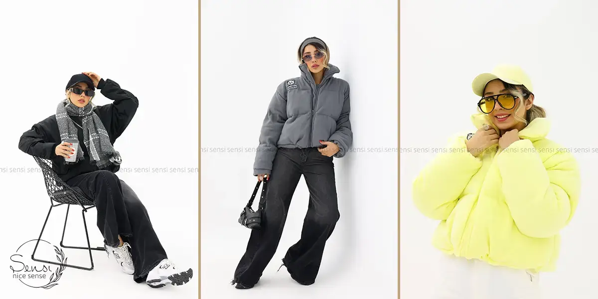 انتخاب سایز مناسب کاپشن زنانه