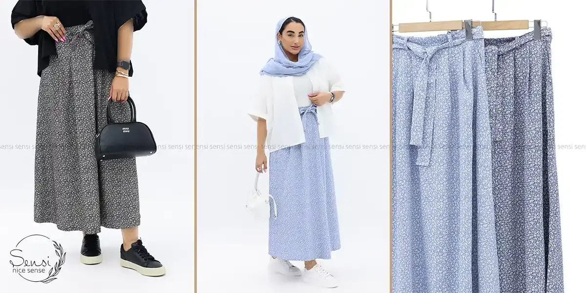 ویژگی‌های دامن طرحدار