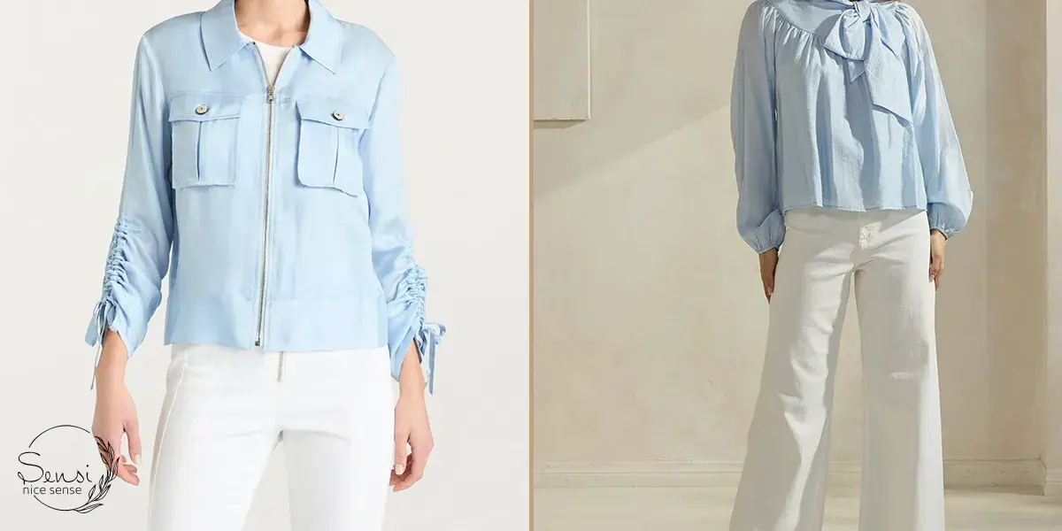 رنگ آبی آسمانی در مد و استایل