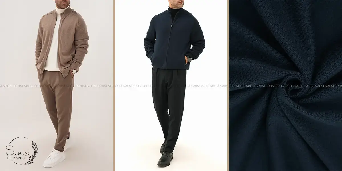 ترکیب با سوییشرت و کاپشن