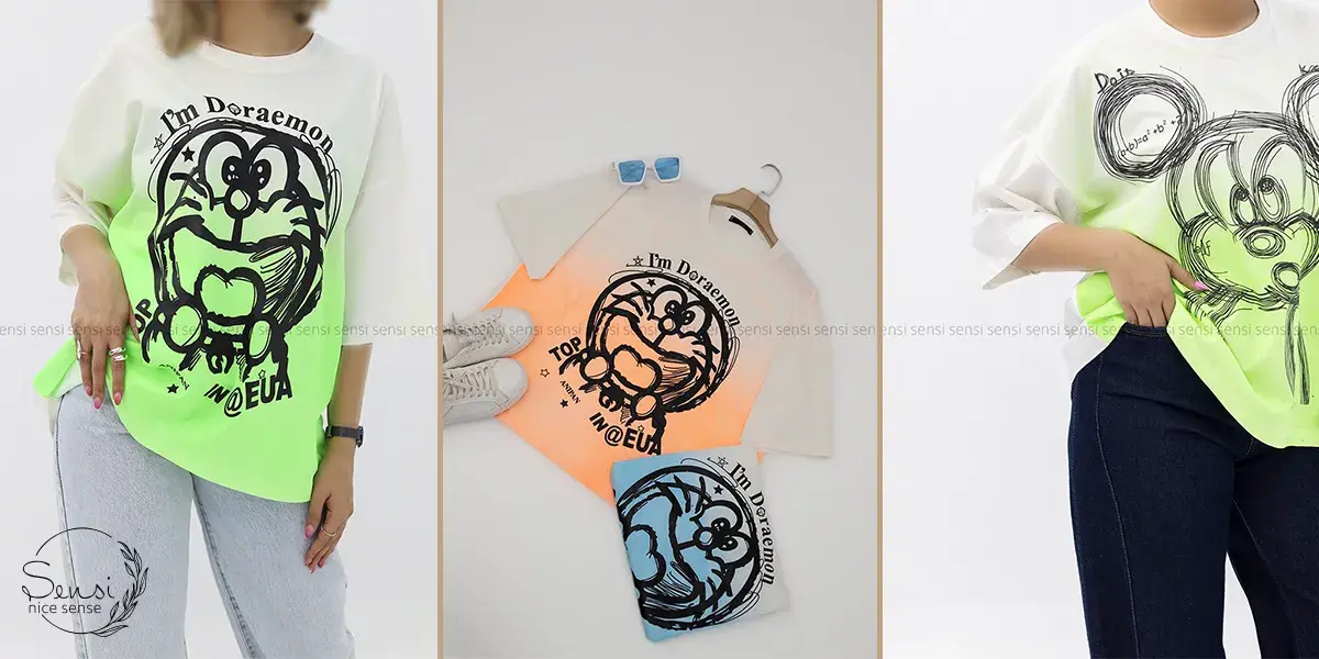 تیشرت طرح دار