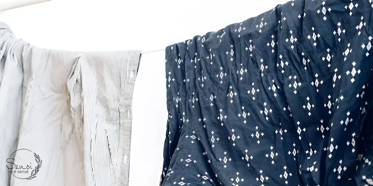 خشک کردن اصولی لباس نخی