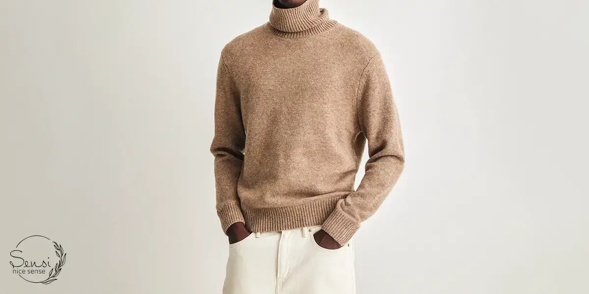  خرید بلوز یقه اسکی مردانه