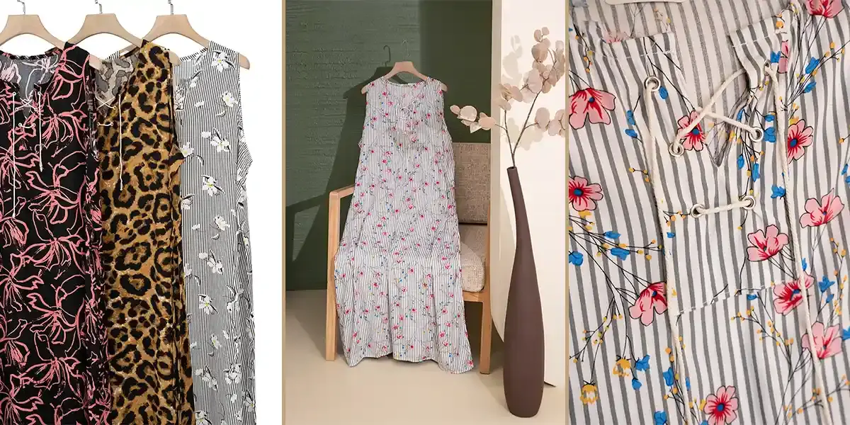 راهنمای خرید لباس نخی زنانه برای خانه و خواب