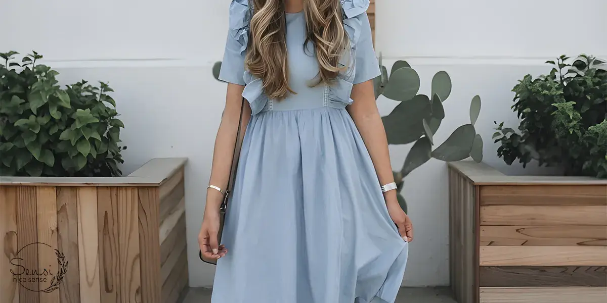 رنگ آبی آسمانی در مد و استایل