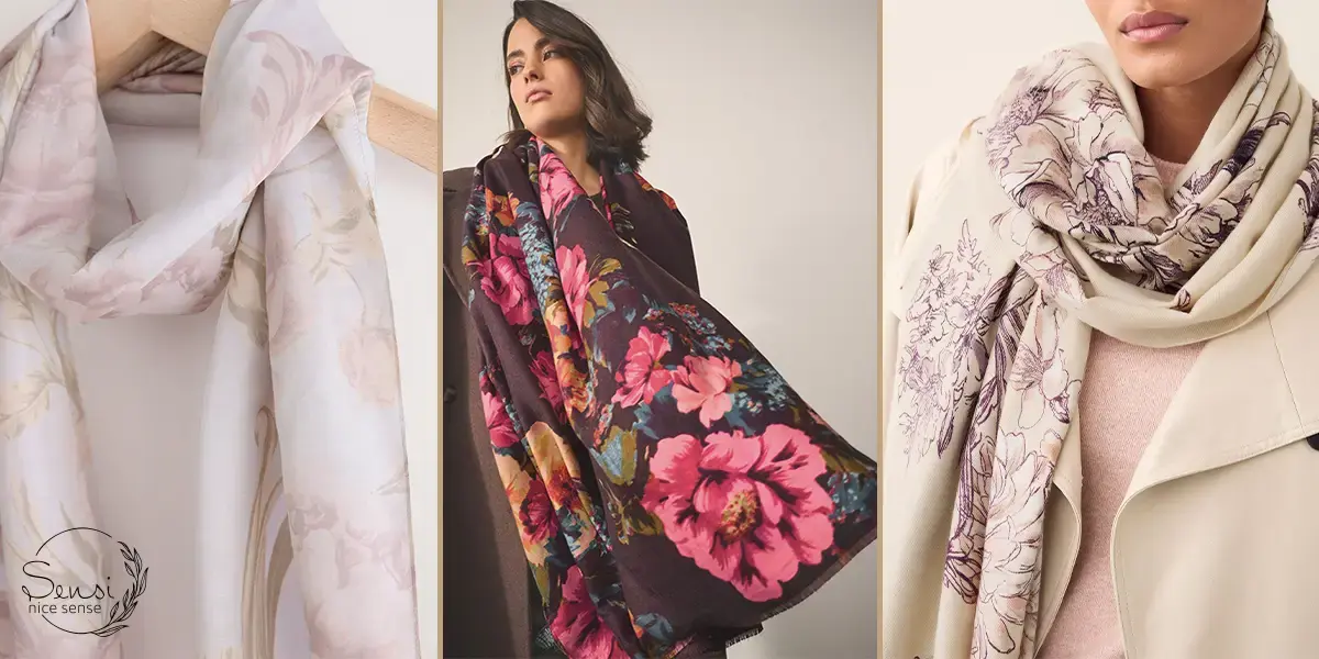 روسری طرح‌دار و ترند