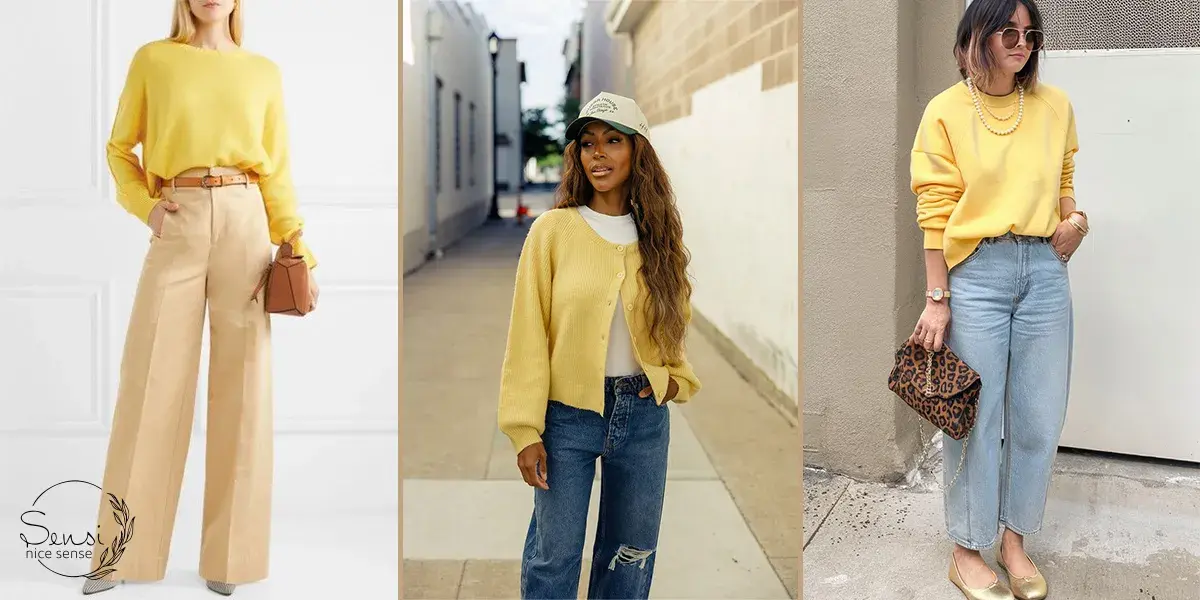 زرد گرم؛ انتخابی پرانرژی برای استایل‌های جسورانه