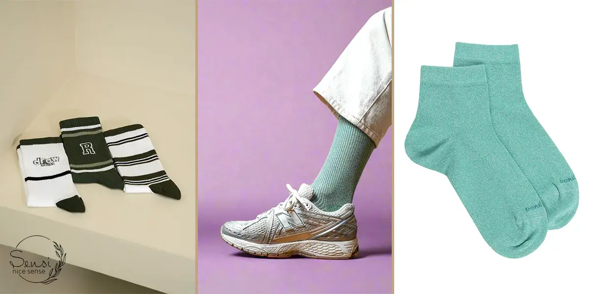 رنگ‌های مد روز برای جوراب در تابستان