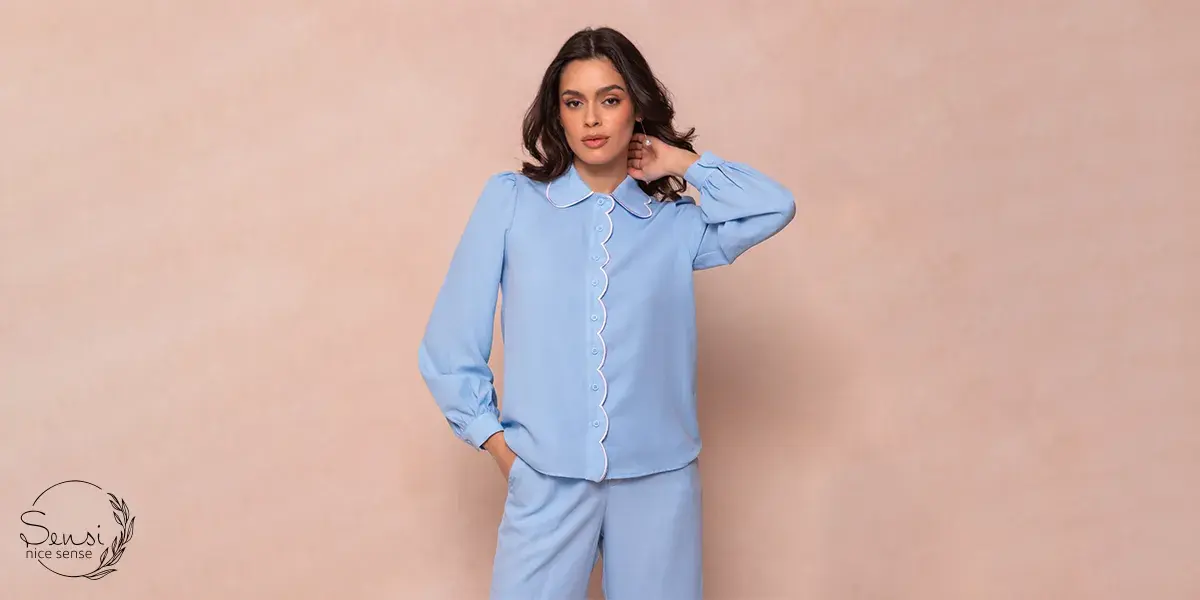 رنگ آبی آسمانی در مد و استایل