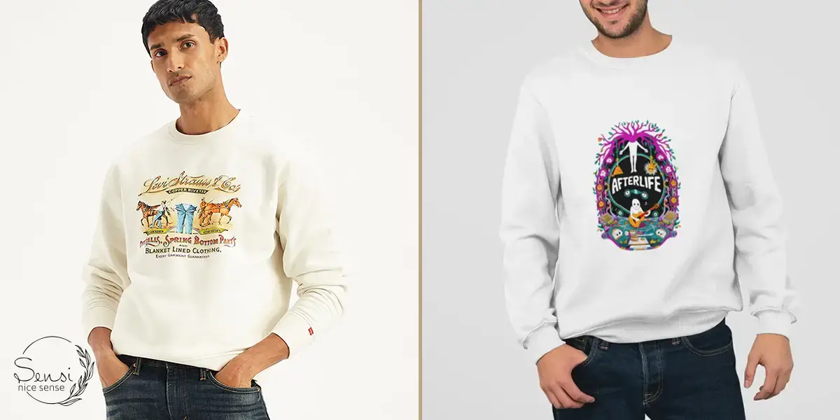 سوییشرت طرح‌دار و گرافیکی مردانه