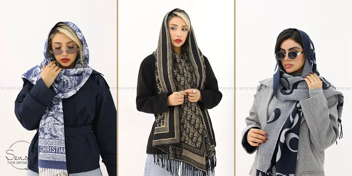 شال و روسری؛ اکسسوری زنانه ضروری برای زمستان