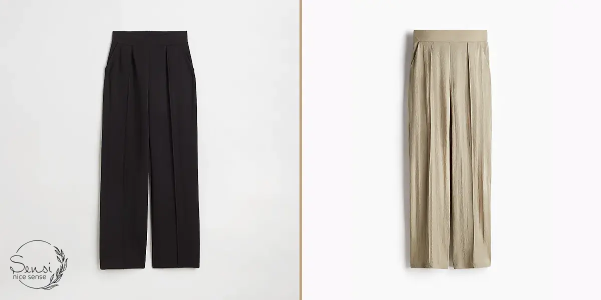  شلوارهای راسته و فاق بلند