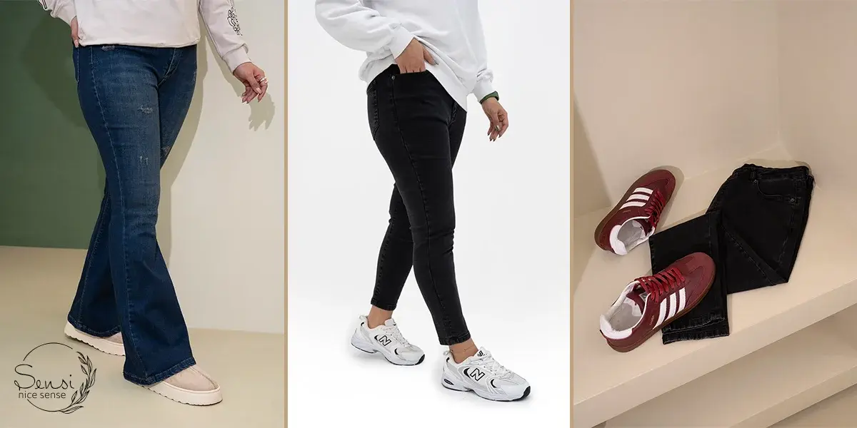 شلوار جین مناسب برای افراد قد کوتاه