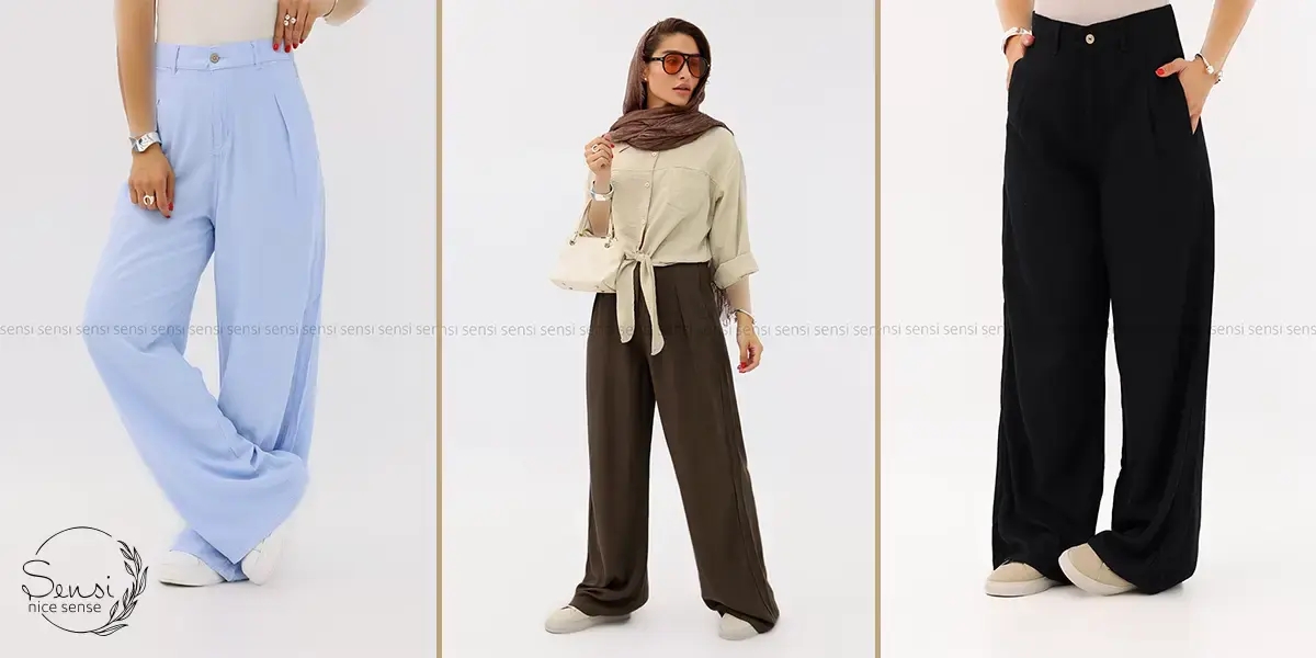 شلوار نخی یا لینن برای روزهای گرم