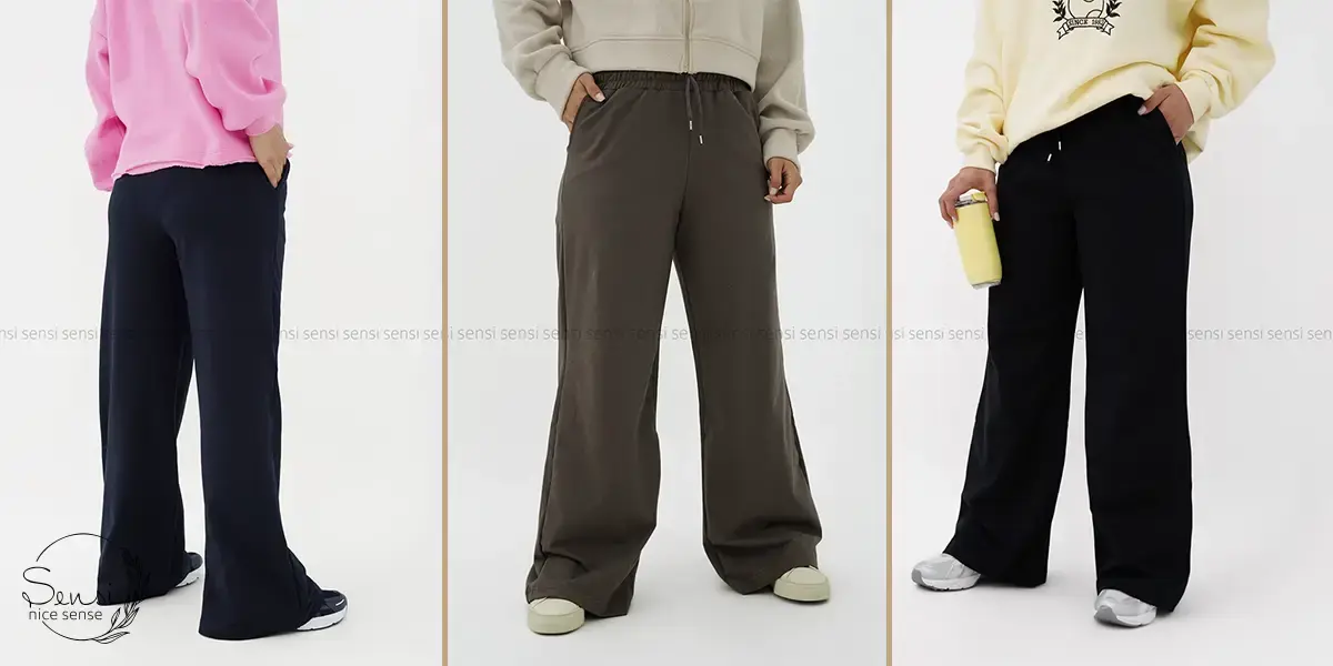  شلوار پشمی با مانتوی فوتر و بوت بلند