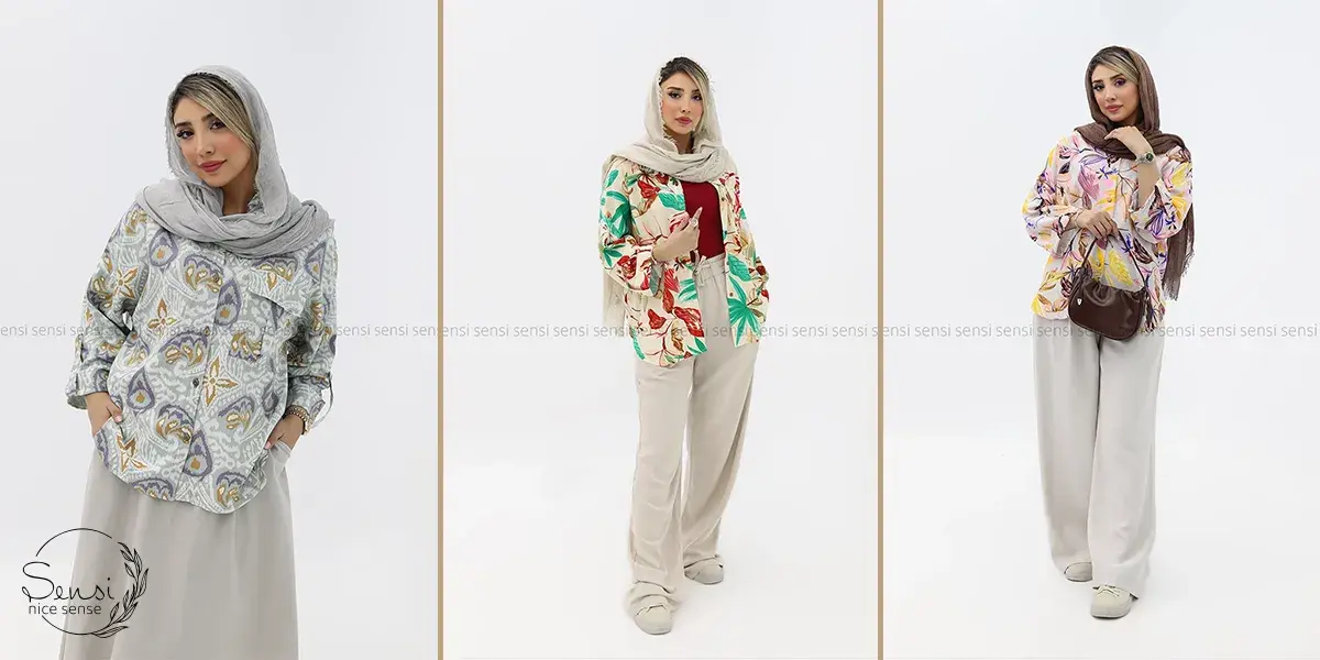 شومیز طرح دار