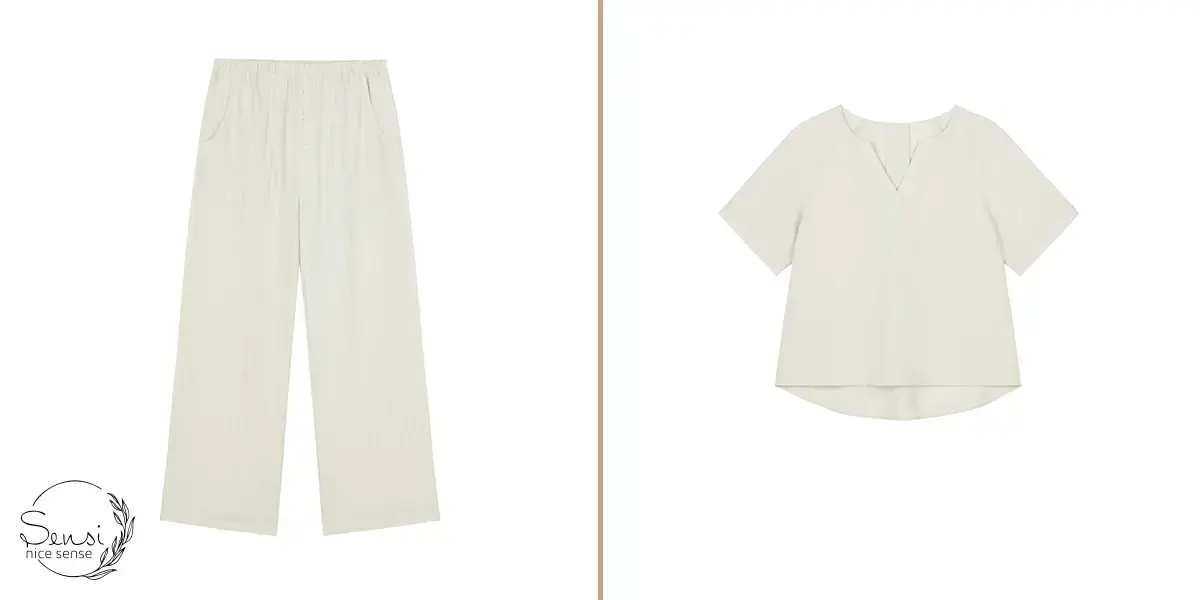 قابلیت ست شدن با شلوار راحتی نخی