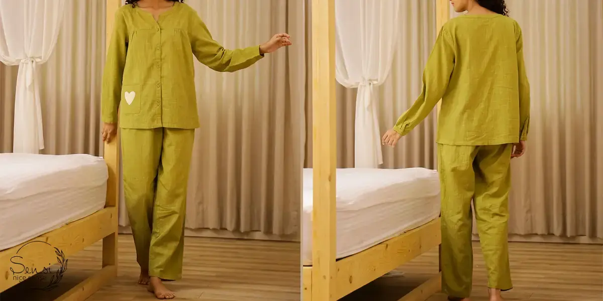 لباس نخی ساده تک‌رنگ