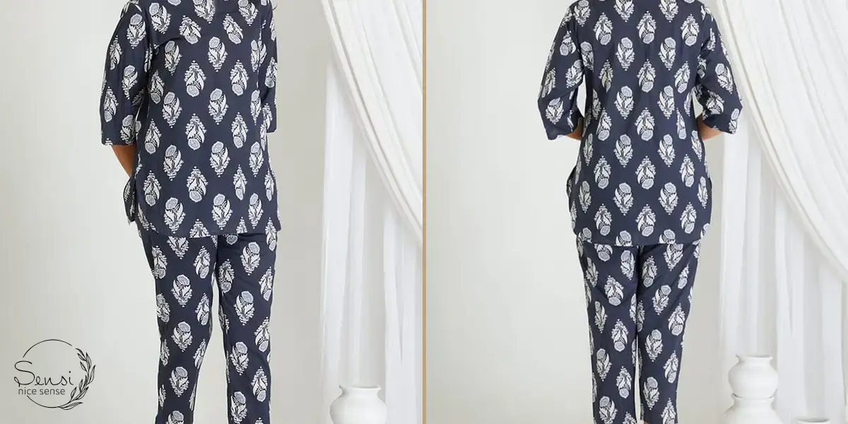 لباس نخی ست دو تکه (شلوار و بلوز)