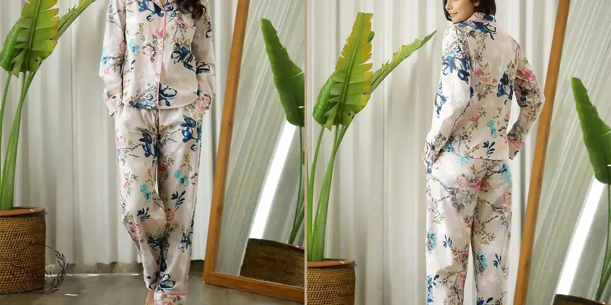 لباس نخی گلدار و طرحدار