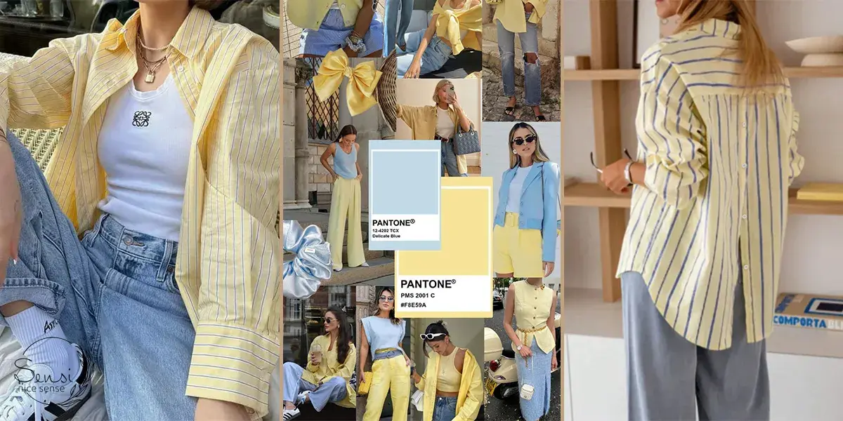 ست کردن رنگ لیمویی 