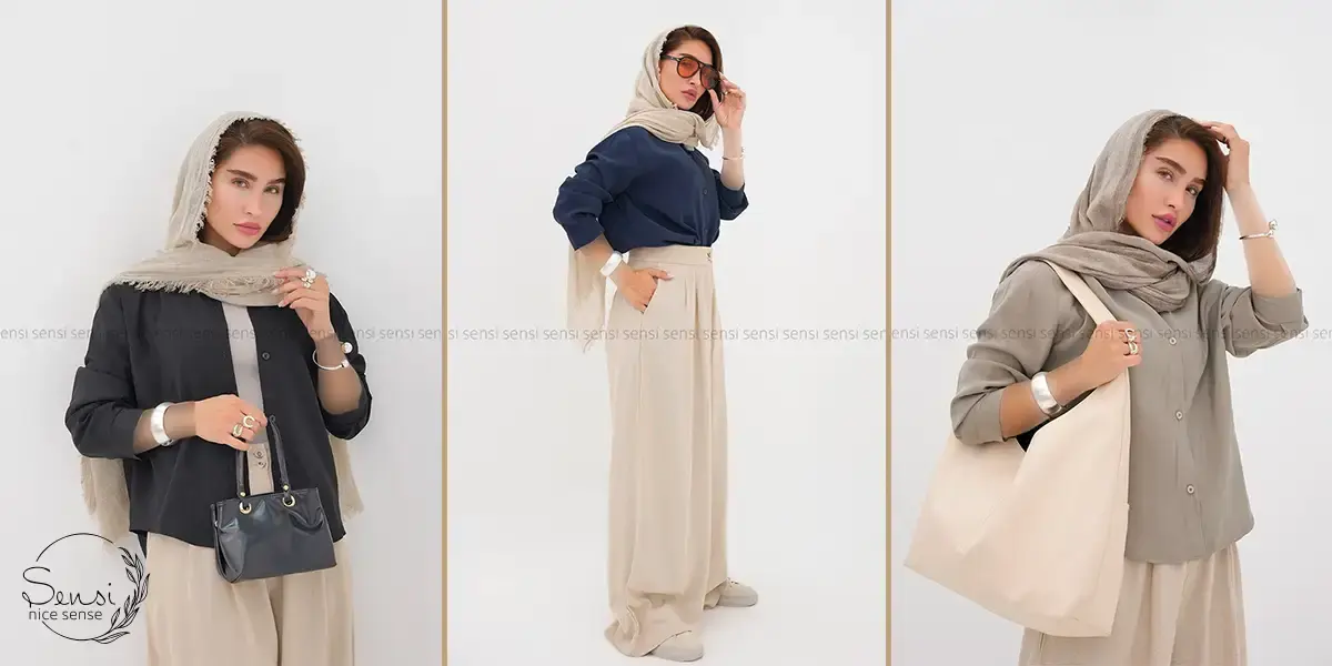 ویژگی‌های شومیز لینن و نخی برای استایل مینیمال