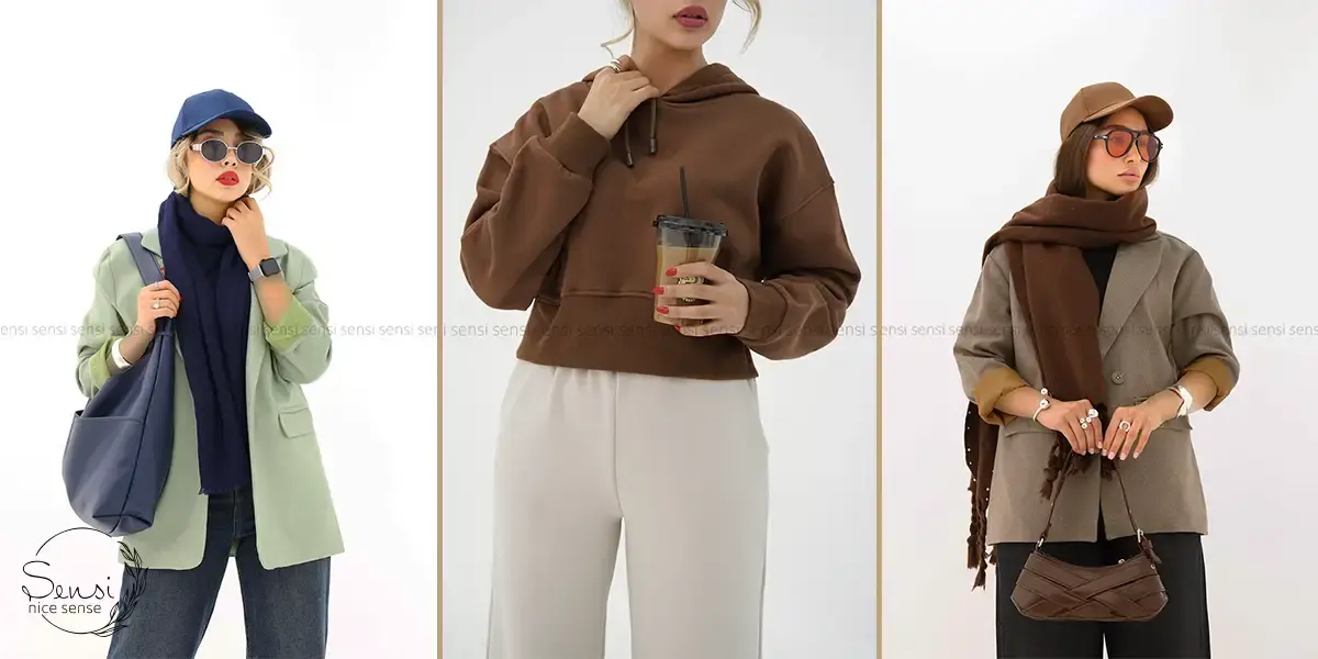 هودی زیر کت یا بلیزر