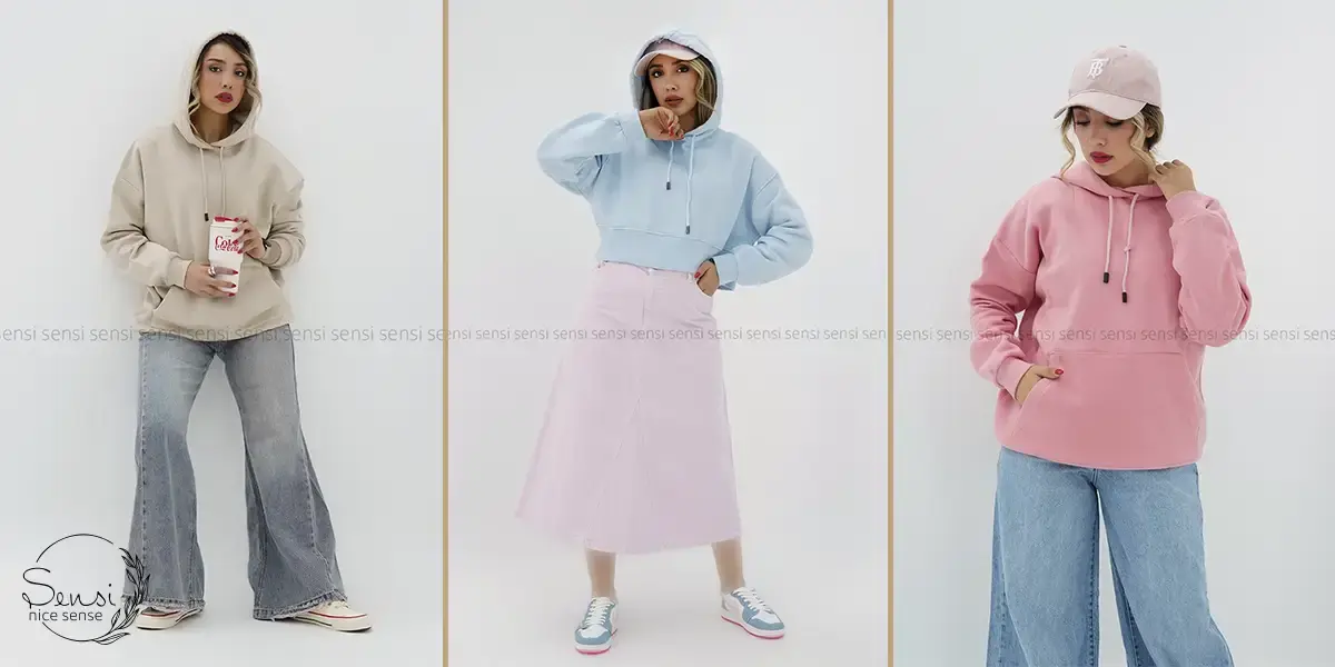 هودی و دامن میدی یا کوتاه