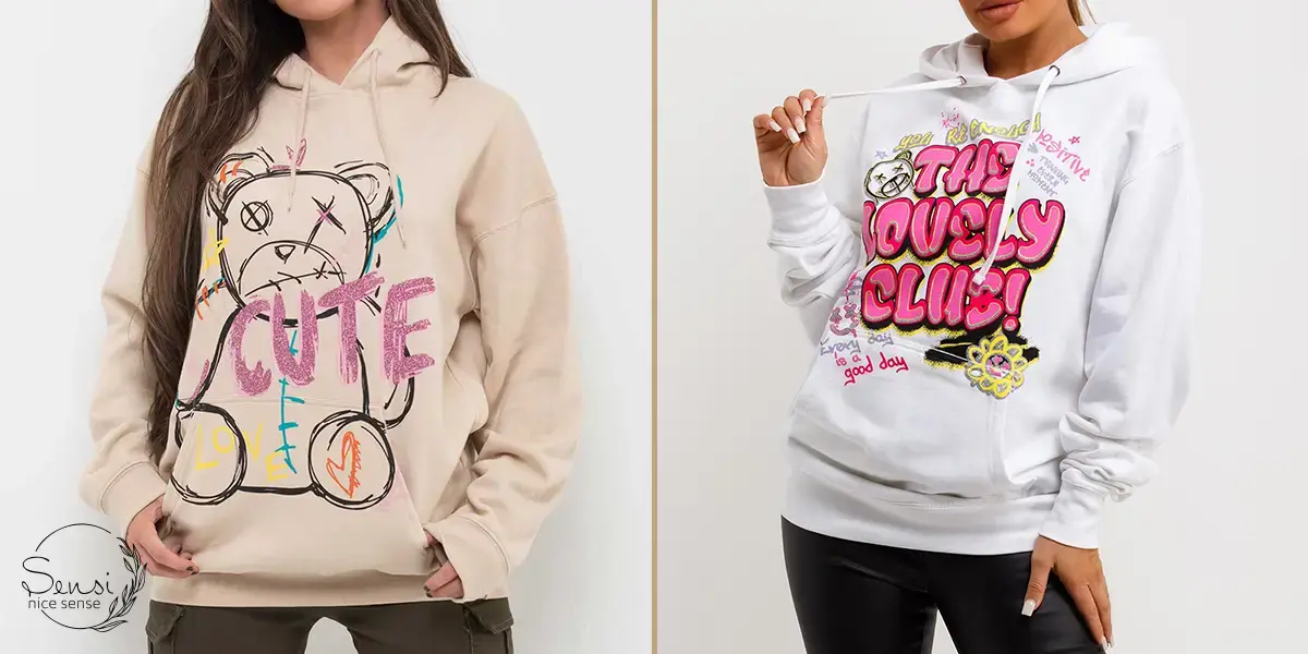 هودی چاپ‌دار و لوگودار