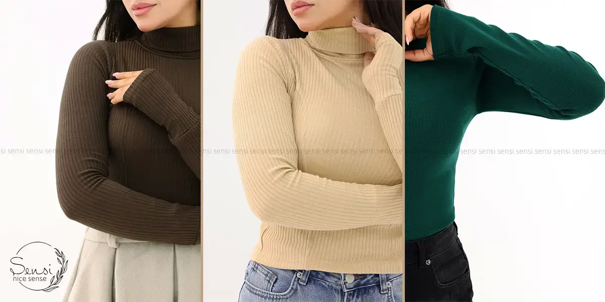 پارچه‌های مناسب برای کراپ تاپ در استایل زمستانه