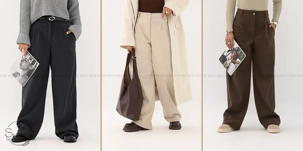 پارچه مناسب شلوار پاییزه