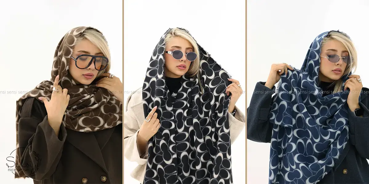 چگونه شال را با یک پالتوی ساده ست کنیم؟