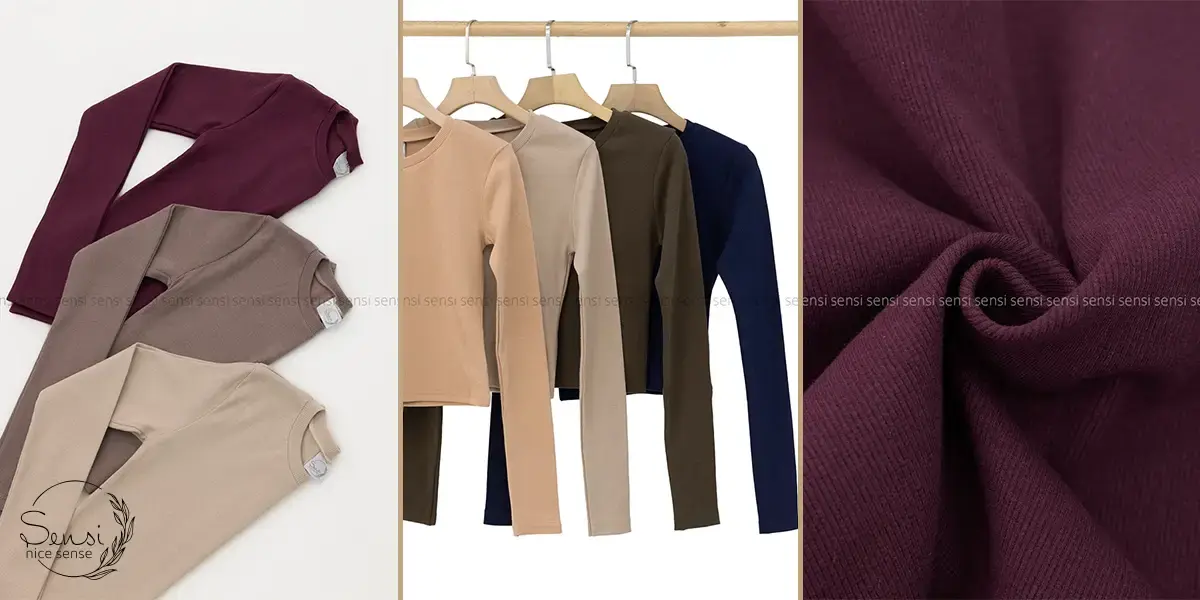 چگونه پارچه مناسب برای ترکیب کراپ تاپ و مانتو بلند انتخاب کنیم؟