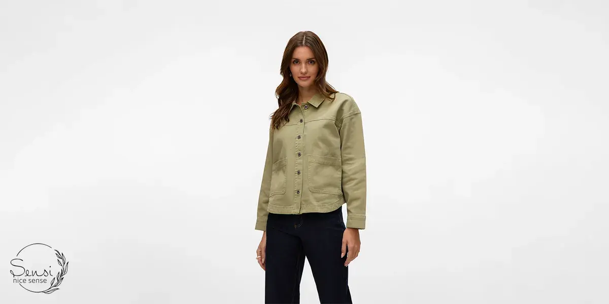 کت جین نازک رنگی