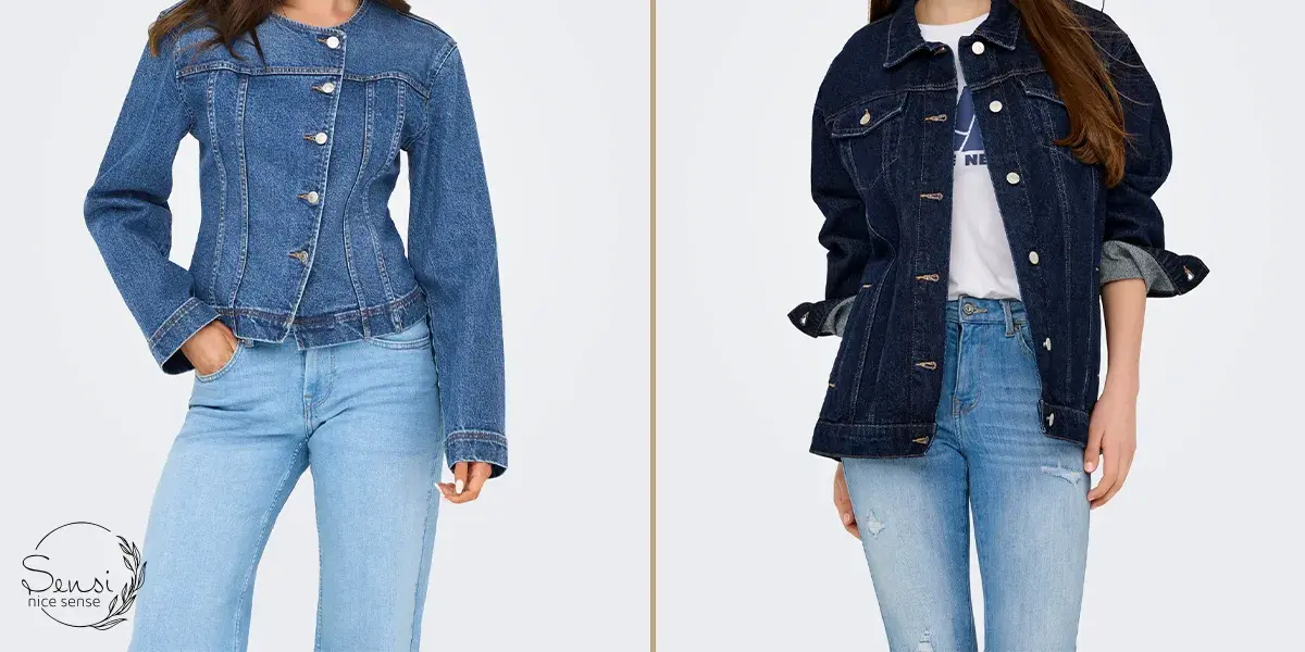 کت جین نازک طرح‌دار