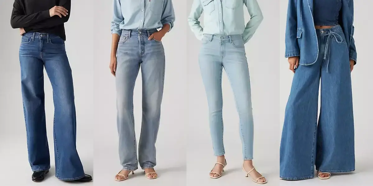 انواع شلوار جین زنانه