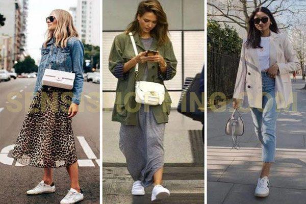 4 اصل برای ست کردن کفش کتانی با لباس