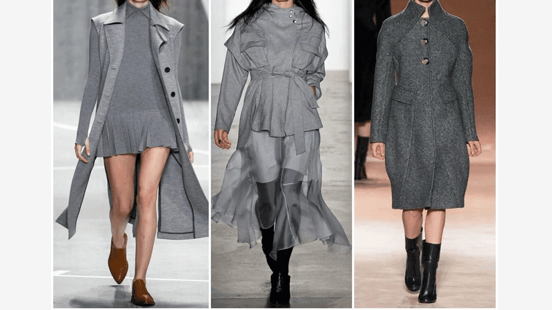 راهنمای کامل ست لباس با رنگ طوسی – از ترکیب رنگ‌ها گرفته تا مکمل‌های زیبا