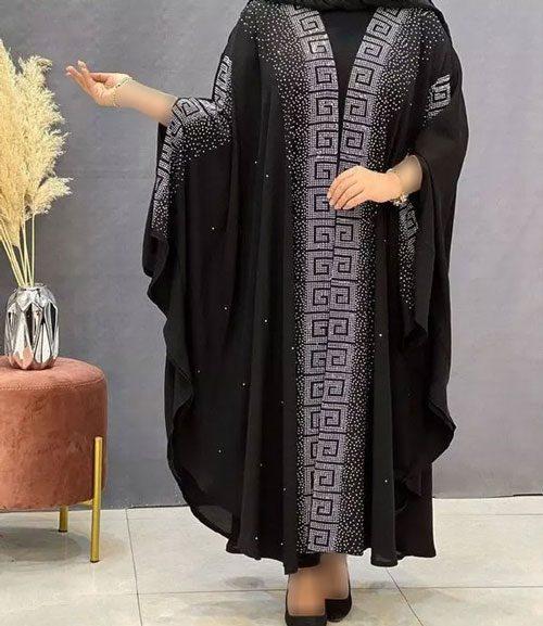 استایل با مانتو عبایی