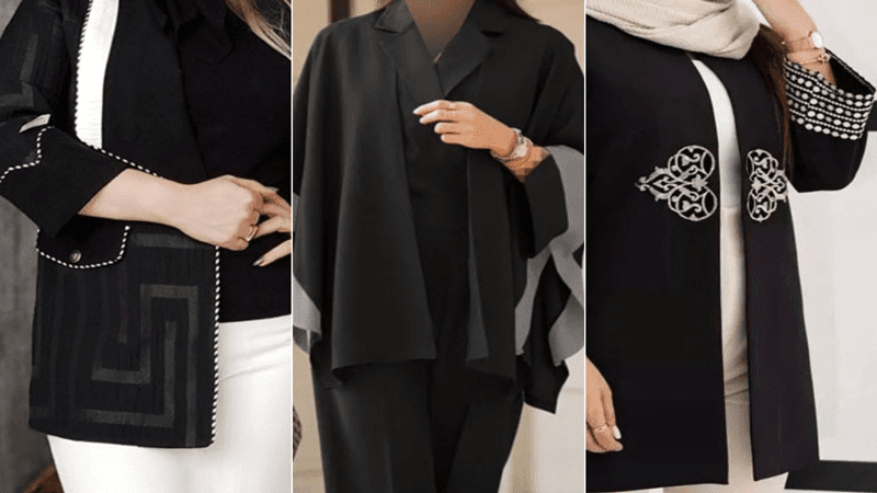 ست کردن مانتو مشکی