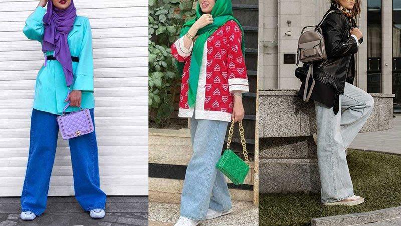 استایل با شلوار نیم بگ