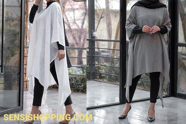 نحوه استایل کردن پانچو