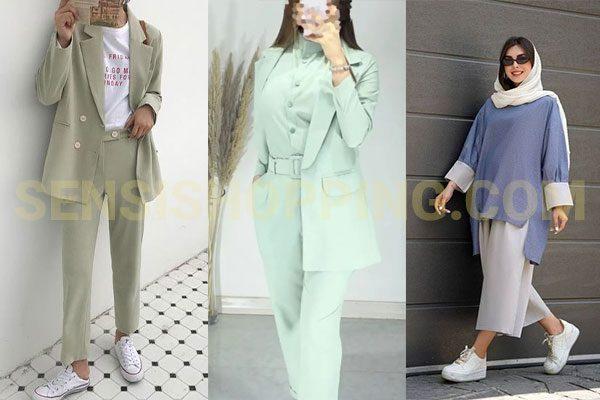 راهنمای انتخاب ست مانتو شلوار بر اساس فرم بدن