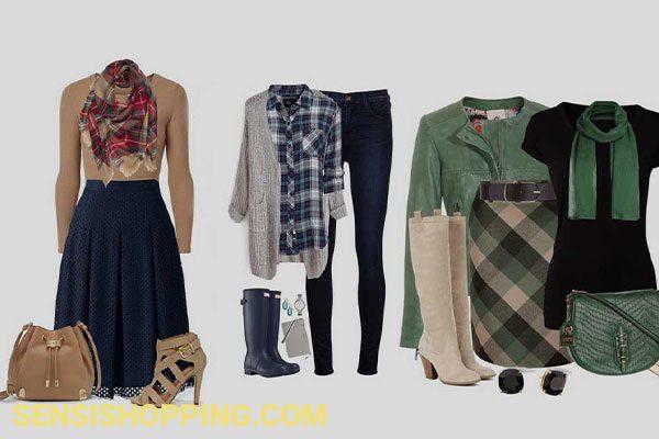 نحوه ست کردن کت و بارانی چهارخونه